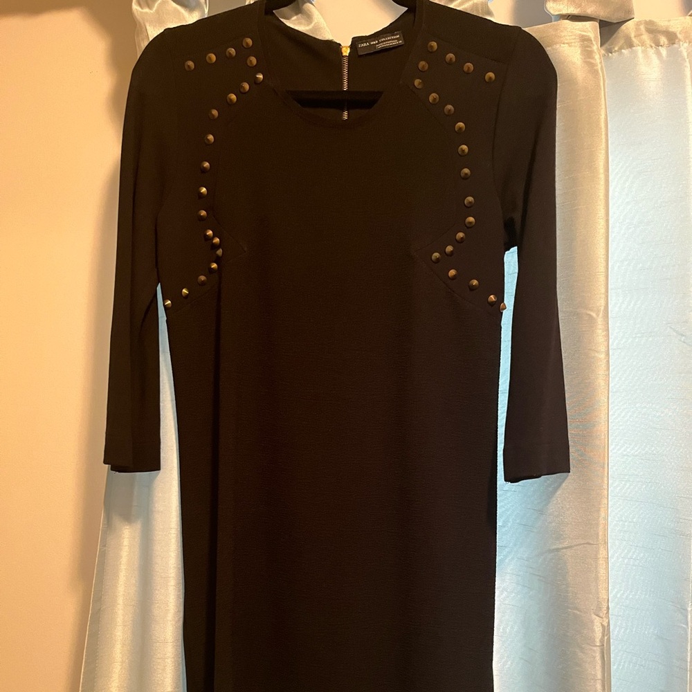 Studded Black Size Medium Dress